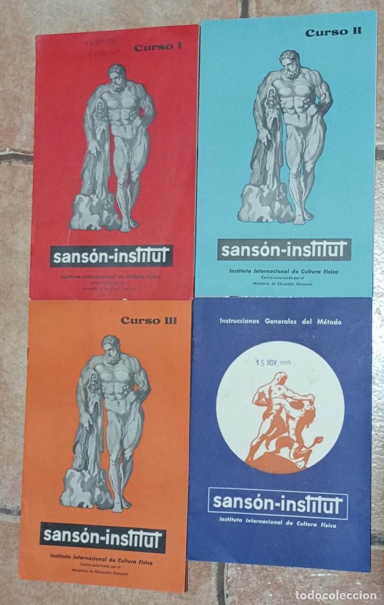 Libros de segunda mano: 3 FASCICULOS + INSTRUCIONES SANSON INSTITUT, CENTRO INTERNACIONAL DE CULTURA FISICA -1960