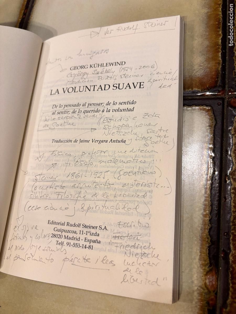 Libros de segunda mano: La voluntad suave. Georg K&uuml;hlewind. - Foto 3