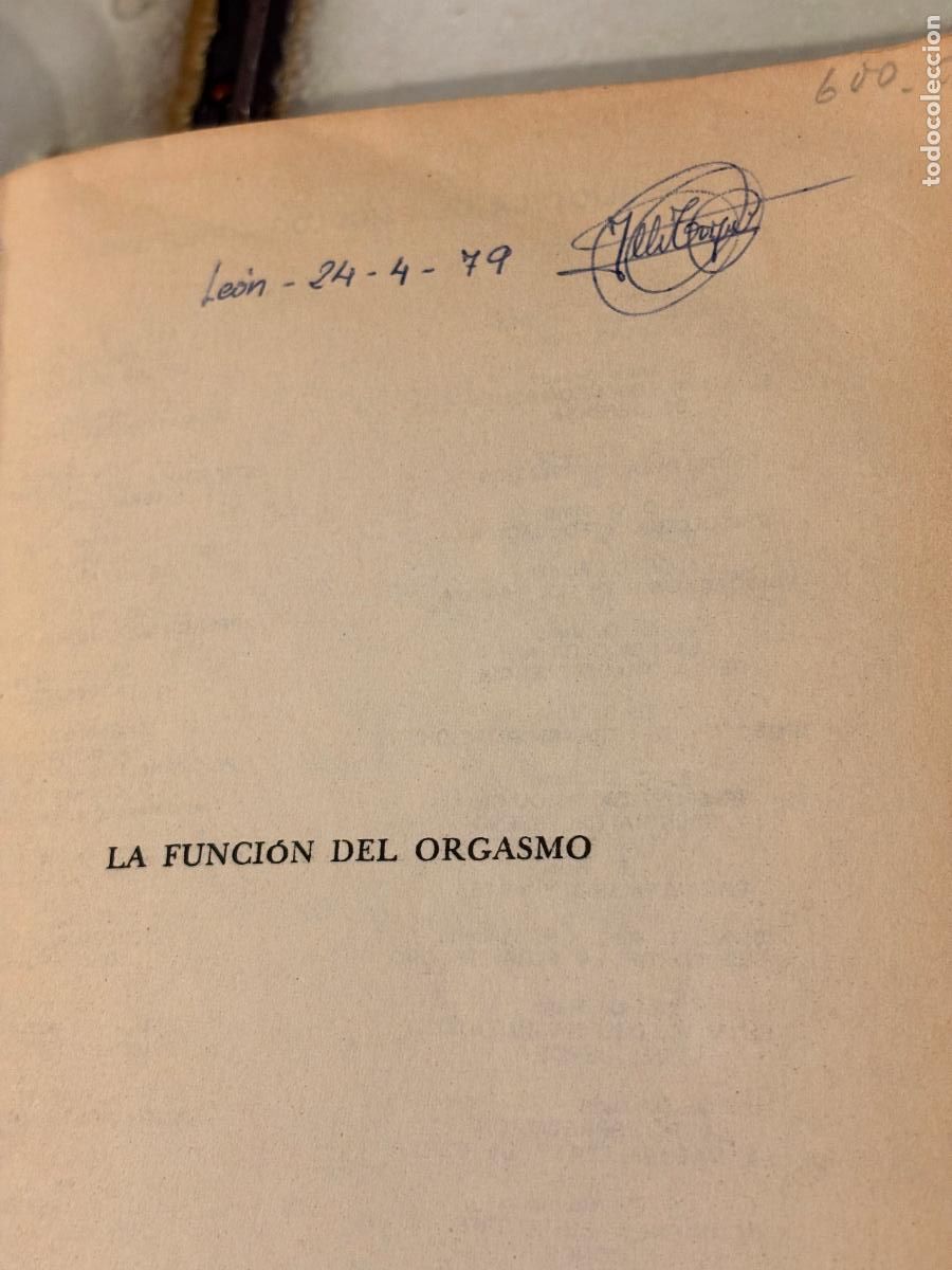 Libros de segunda mano: La funci&oacute;n del orgasmo. Wilhelm Reich. - Foto 2