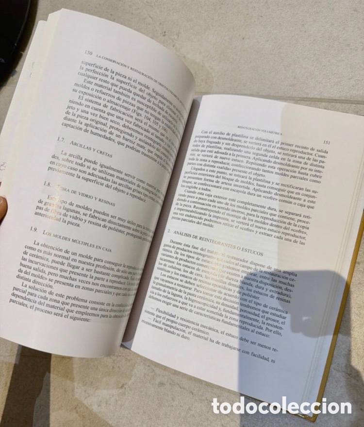 Libros de segunda mano: LA CONSERVACI&Oacute;N Y RESTAURACI&Oacute;N DE OBJETOS CER&Aacute;MICOS ARQUEOL&Oacute;GICOS. - Foto 7
