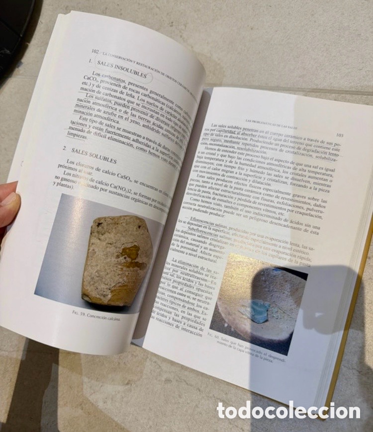 Libros de segunda mano: LA CONSERVACI&Oacute;N Y RESTAURACI&Oacute;N DE OBJETOS CER&Aacute;MICOS ARQUEOL&Oacute;GICOS. - Foto 12