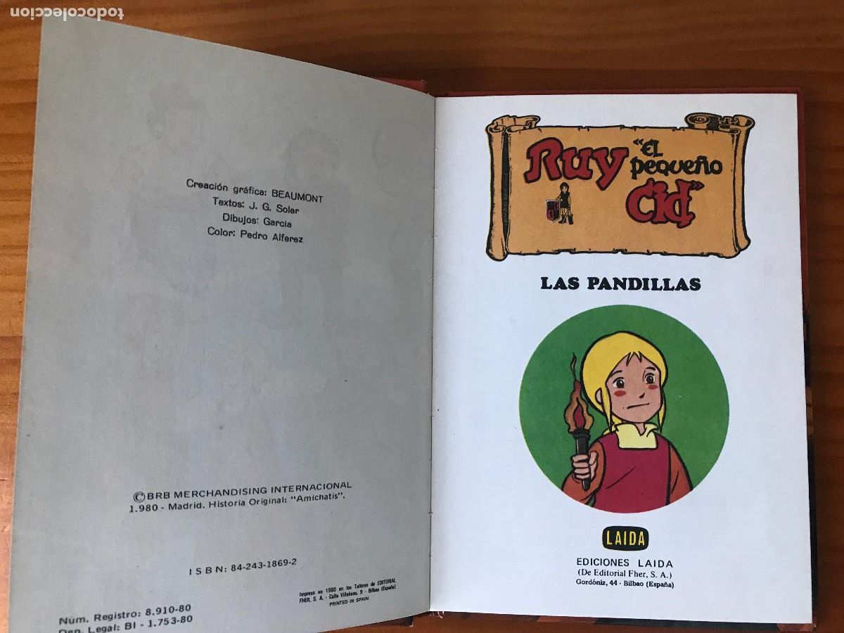 Libros de segunda mano: Ruy El Peque&ntilde;o Cid. Las pandillas. Laida - Foto 2