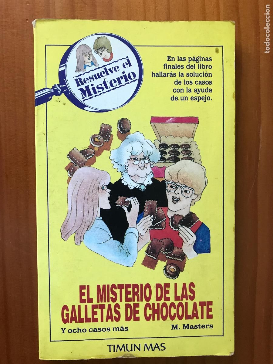 Libros de segunda mano: El misterio de las galletas de chocolate u ocho casos mas / M. Masters. Timun Mas. Resuelve misterio