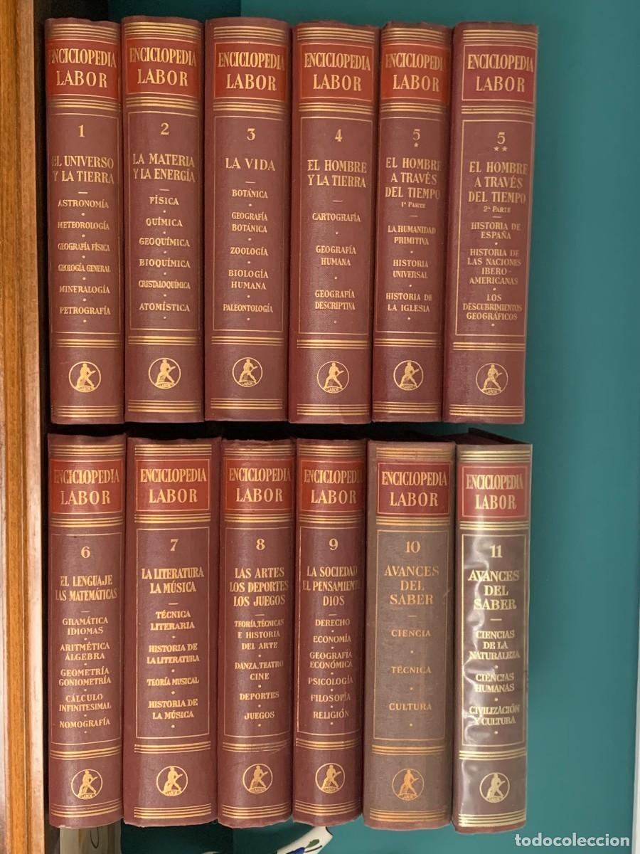 Libros de segunda mano: Enciclopedia labor. 12 tomos en muy buen estado.