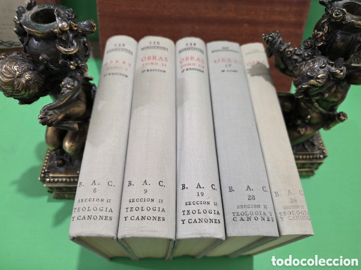 Libros de segunda mano: &rdquo;&rdquo;OBRAS DE SAN BUENAVENTURA&rdquo;&rdquo;...5 TOMOS...BIBLIOTECA DE AUTORES CRISTIANOS...A&Ntilde;OS 50...