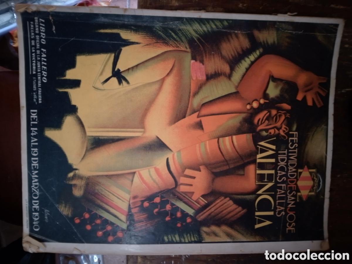 Libros de segunda mano: FESTIVIDAD DE SAN JOSE TIPICAS FALLAS VALENCIA. LIBRO FALLERO. STUDIOS &rdquo; ELLA &rdquo;. 1940