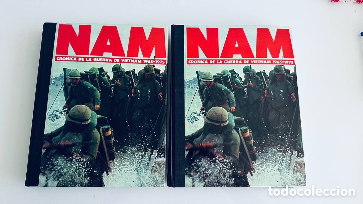Libros de segunda mano: NAM &ndash; Cr&oacute;nica de la Guerra de Vietnam 1965-1975 | Colecci&oacute;n completa 2 tomos
