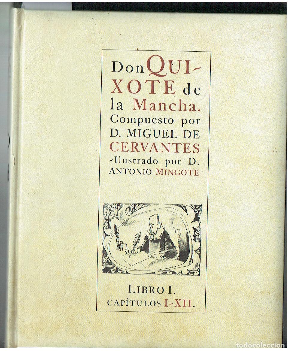 Libros de segunda mano: DON QUIJOTE DE LA MANCHA. LIBRO 1. ILUSTRACIONES ANTONIO MINGOTE. PLANETA 2005. (B/A20 RUM))
