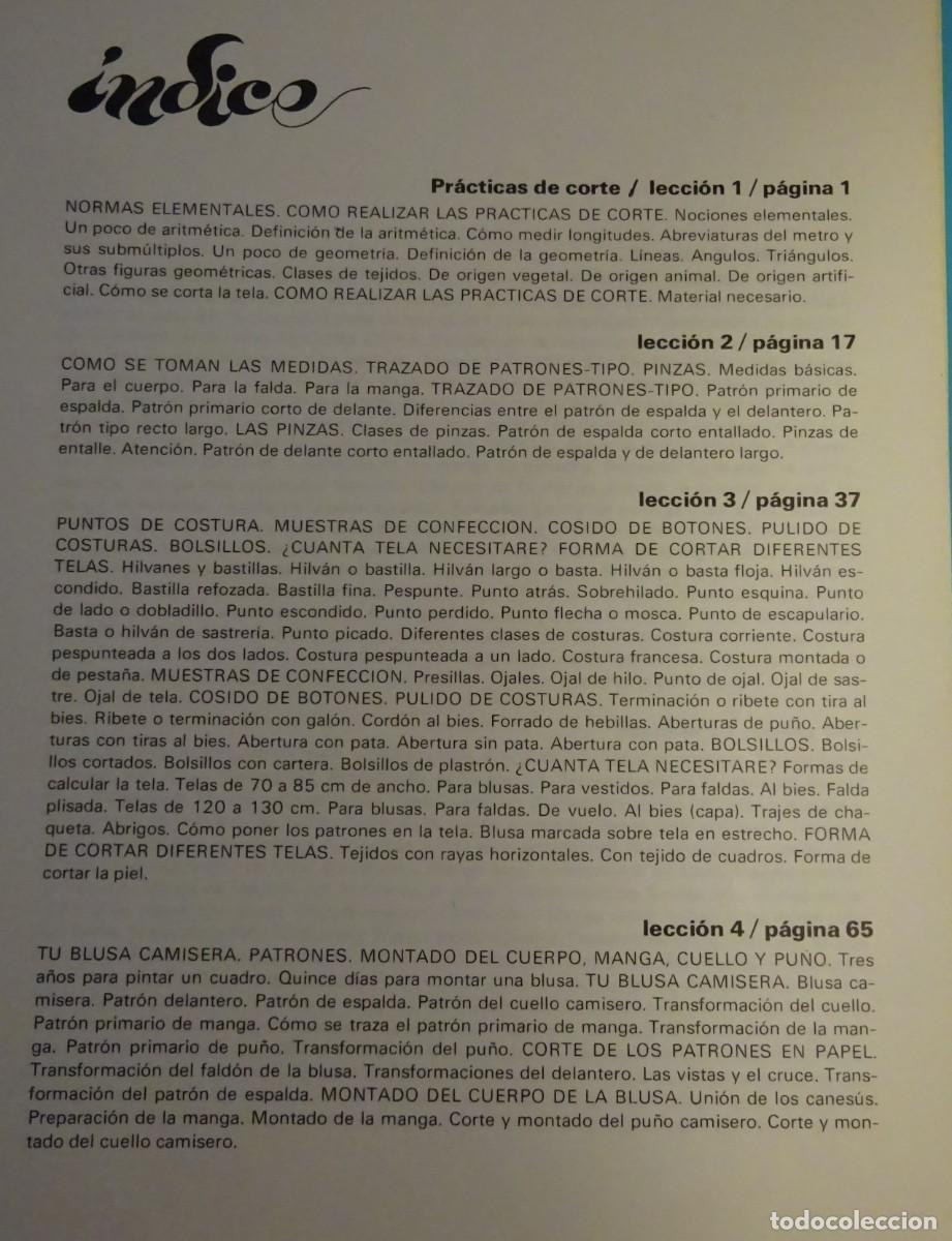 Libros de segunda mano: M&Eacute;TODO PR&Aacute;CTICO DE CORTE Y CONFECCI&Oacute;N AFHA. 5 TOMOS. COMPLETA - Foto 5