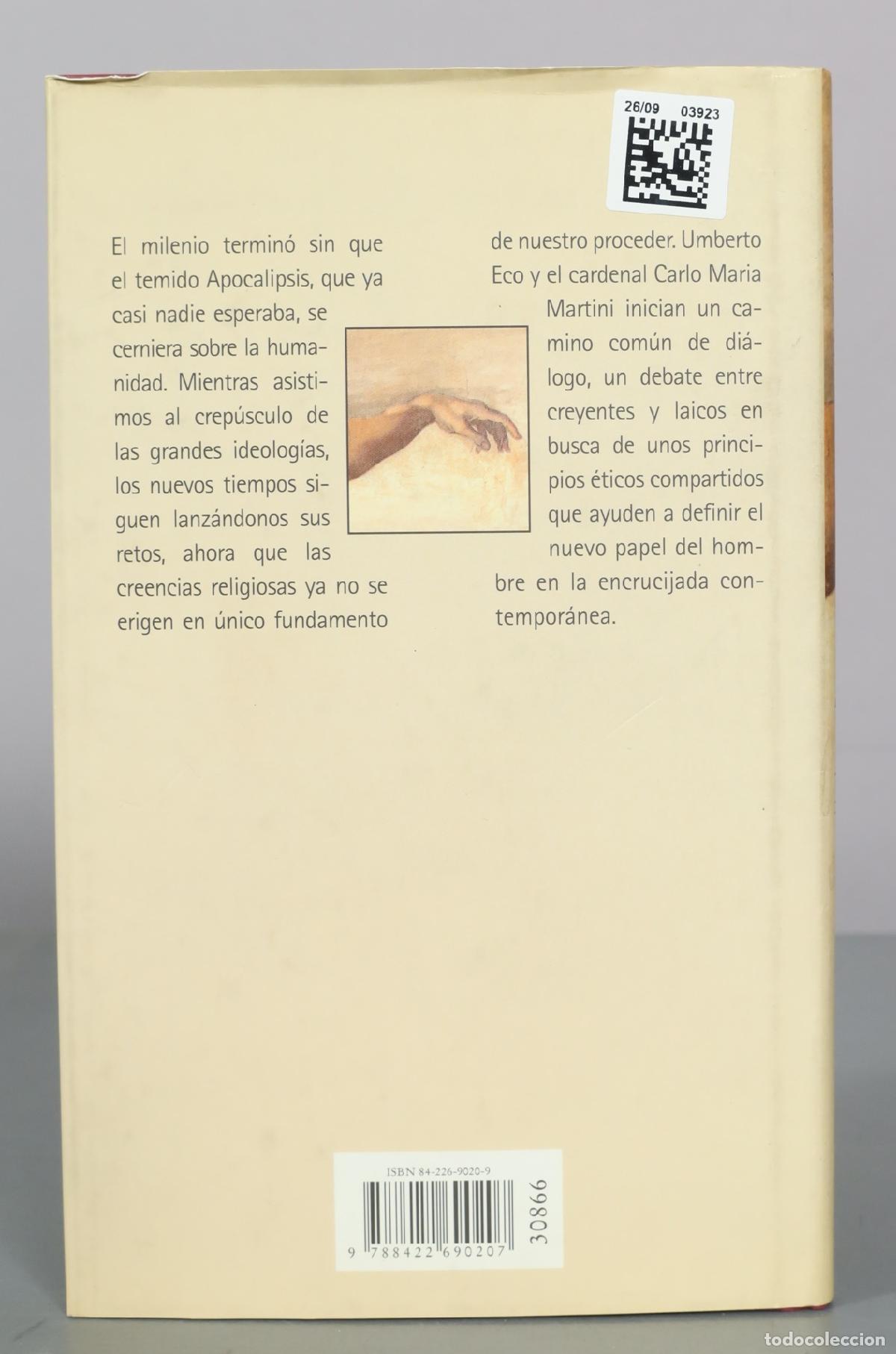 Libros de segunda mano: &iquest;En qu&eacute; creen los que no creen? - Umberto Eco, Carlo Maria Martini - C&iacute;rculo de Lectores - Foto 2