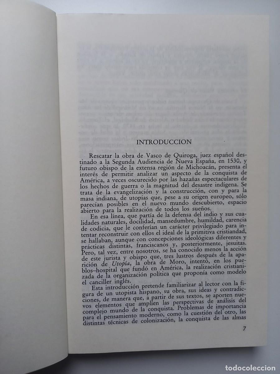Libros de segunda mano: LA UTOPIA EN AMERICA. Vasco de Quiroga - Foto 5