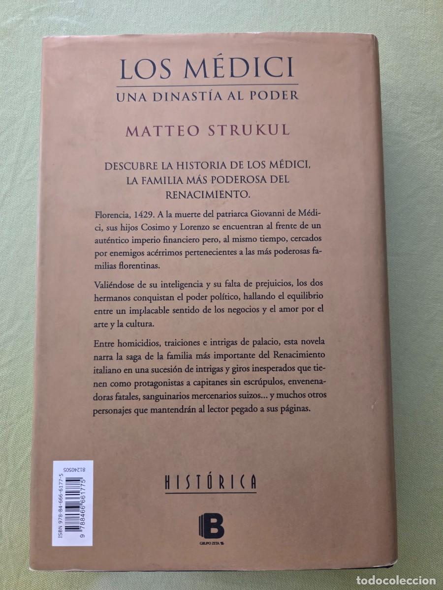 Libros de segunda mano: Los M&eacute;dici: Una dinast&iacute;a al poder - Matteo Strukul - Foto 2