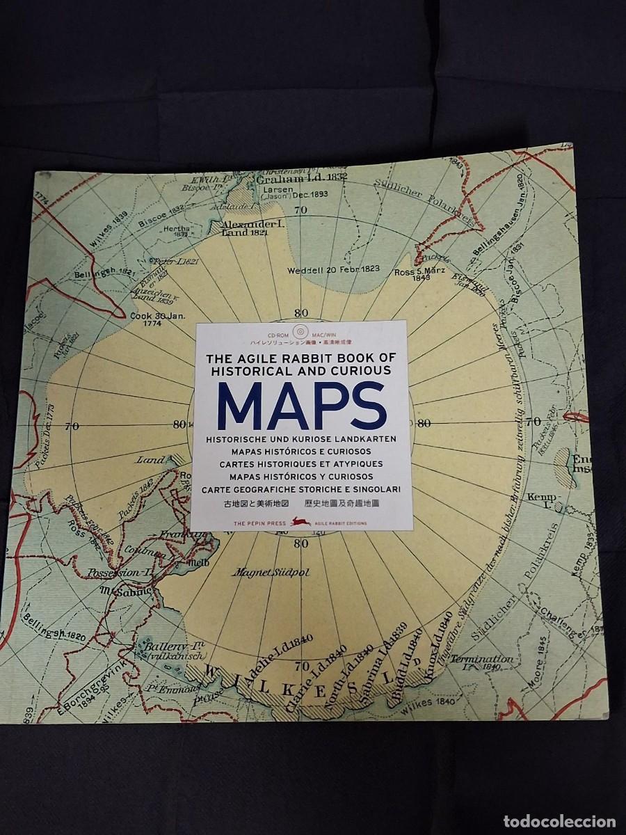 Libros de segunda mano: THE AGILE RABBIT BOOK OF HISTORICAL AND CURIOUS MAPS / MAPAS HIST&Oacute;RICOS Y CURIOSOS + CD