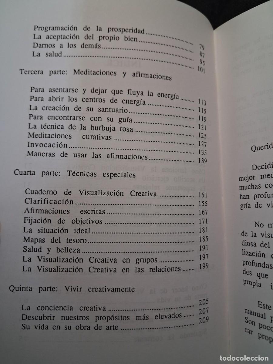 Libros de segunda mano: Visualizaci&oacute;n creativa. GAWAIN, Shakti. Editorial Sirio - Foto 4