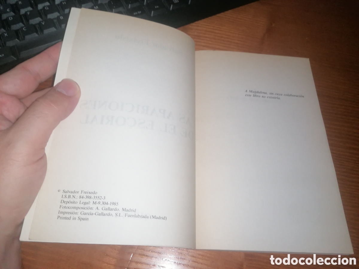 Libros de segunda mano: Libro: LAS APARICIONES DE EL ESCORIAL Salvador Freixedo - Foto 3