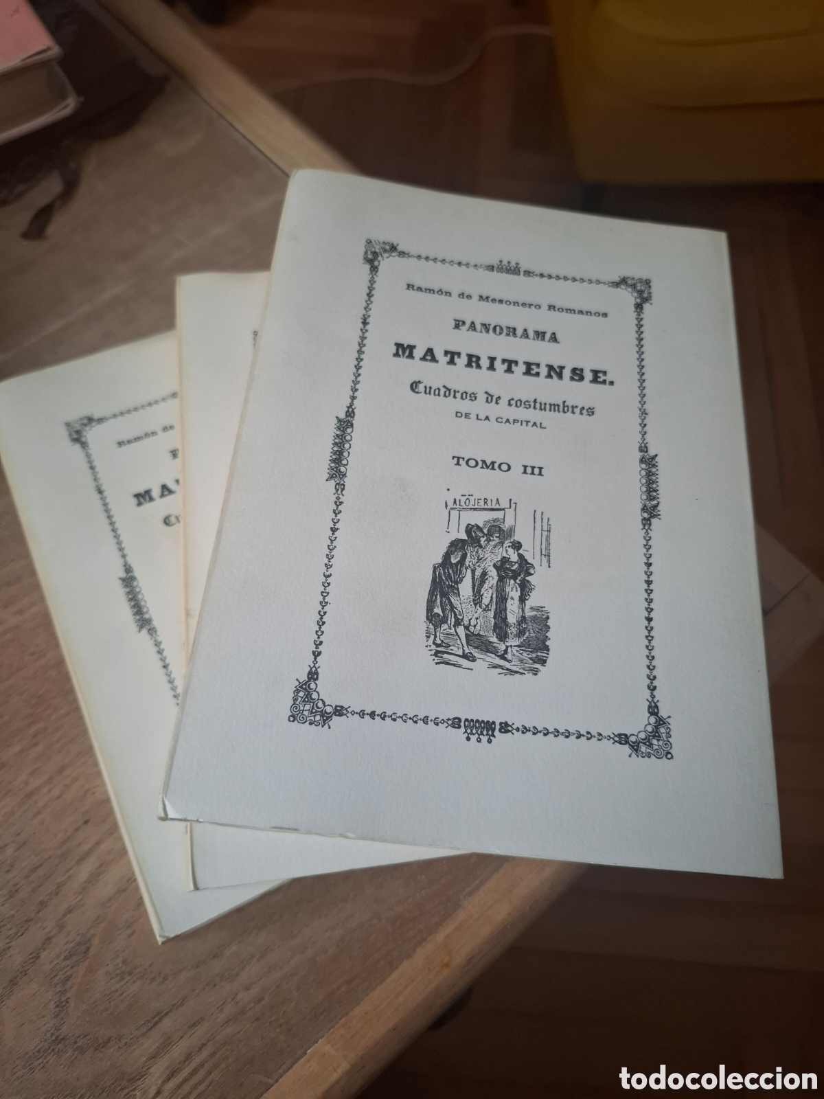 Libros de segunda mano: Libro: Panorama matritense, de Mesonero Romanos. 3 tomos. Facs&iacute;mil.