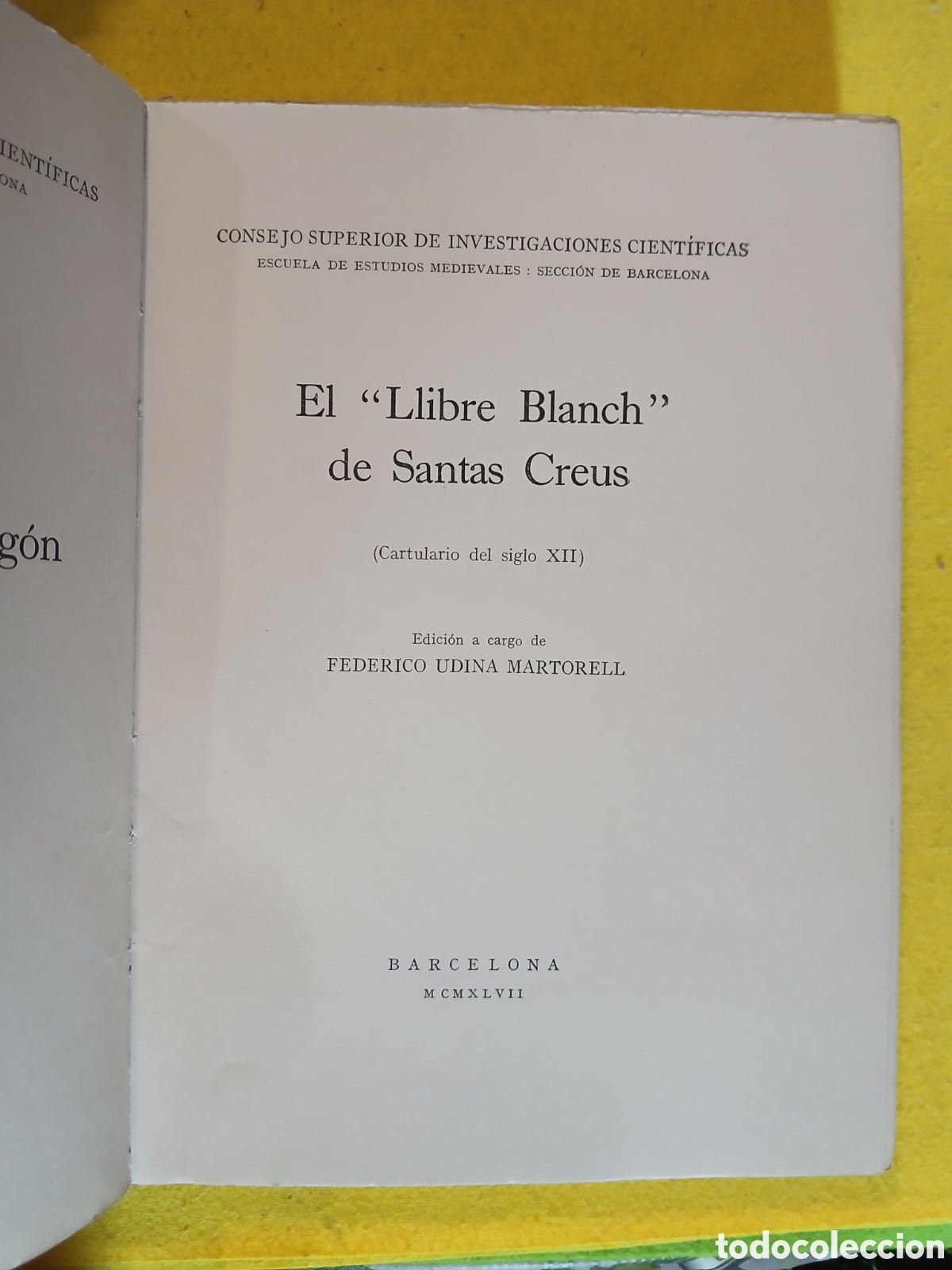 Libros de segunda mano: El &rdquo;Llibre Blanch&rdquo; de Santes Creus - Foto 3