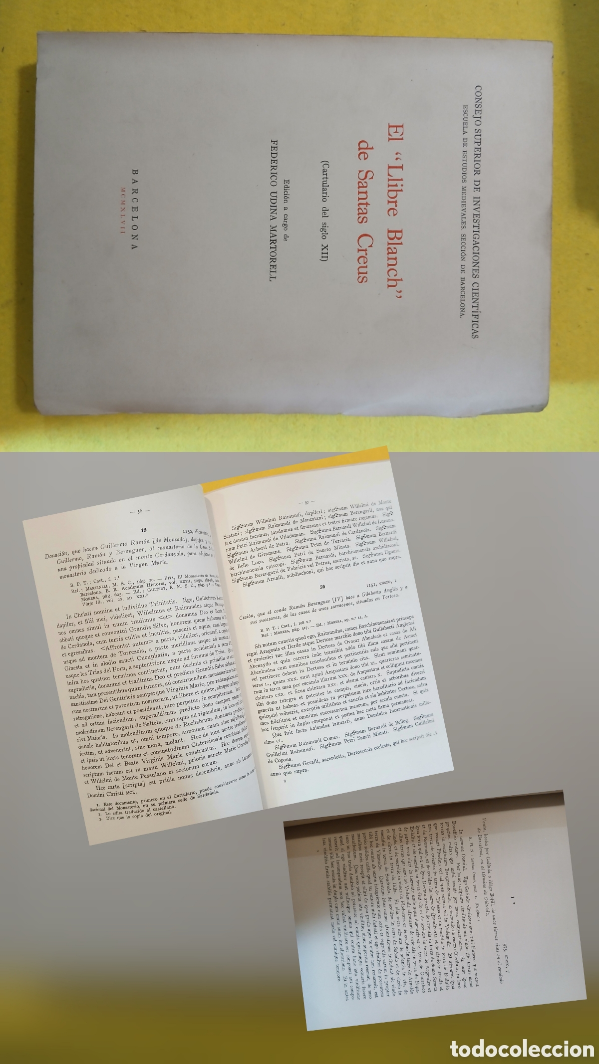Libros de segunda mano: El &rdquo;Llibre Blanch&rdquo; de Santes Creus