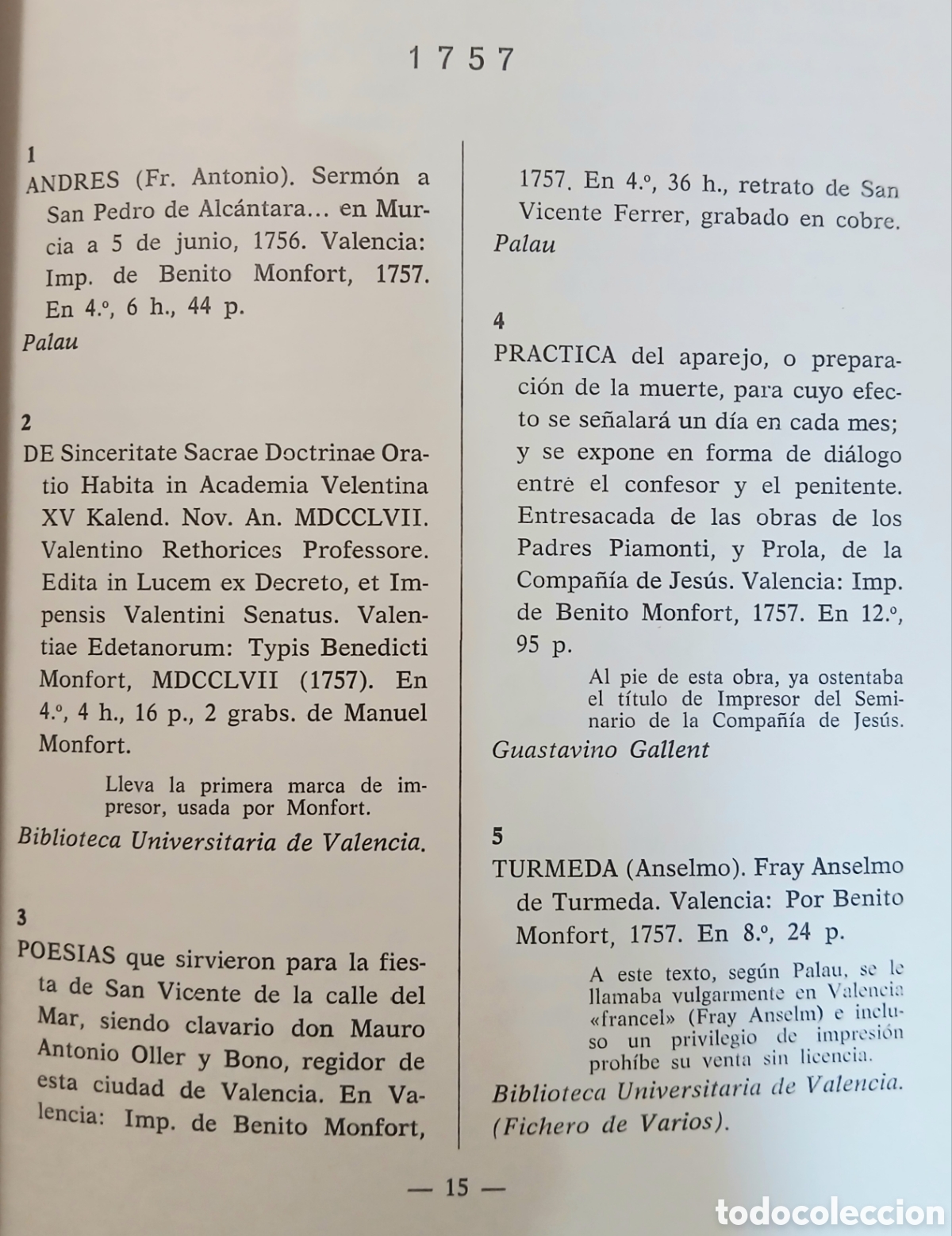 Libros de segunda mano: D.Benito Monfort y su oficina Tipogr&aacute;fica - Foto 8
