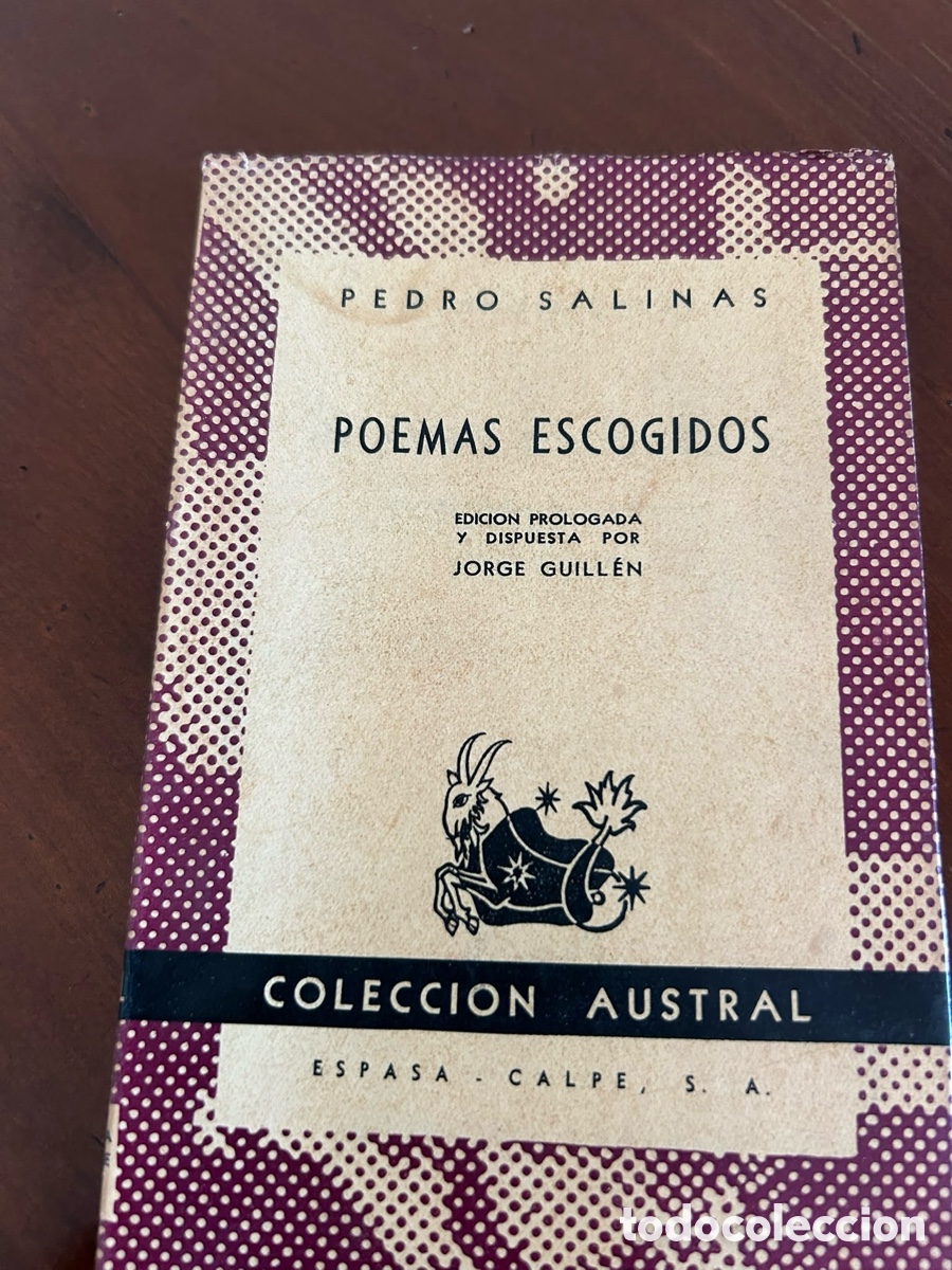 Libros de segunda mano: COLECCI&Oacute;N AUSTRAL. POEMAS ESCOGIDOS. PEDRO SALINAS. - Foto 1