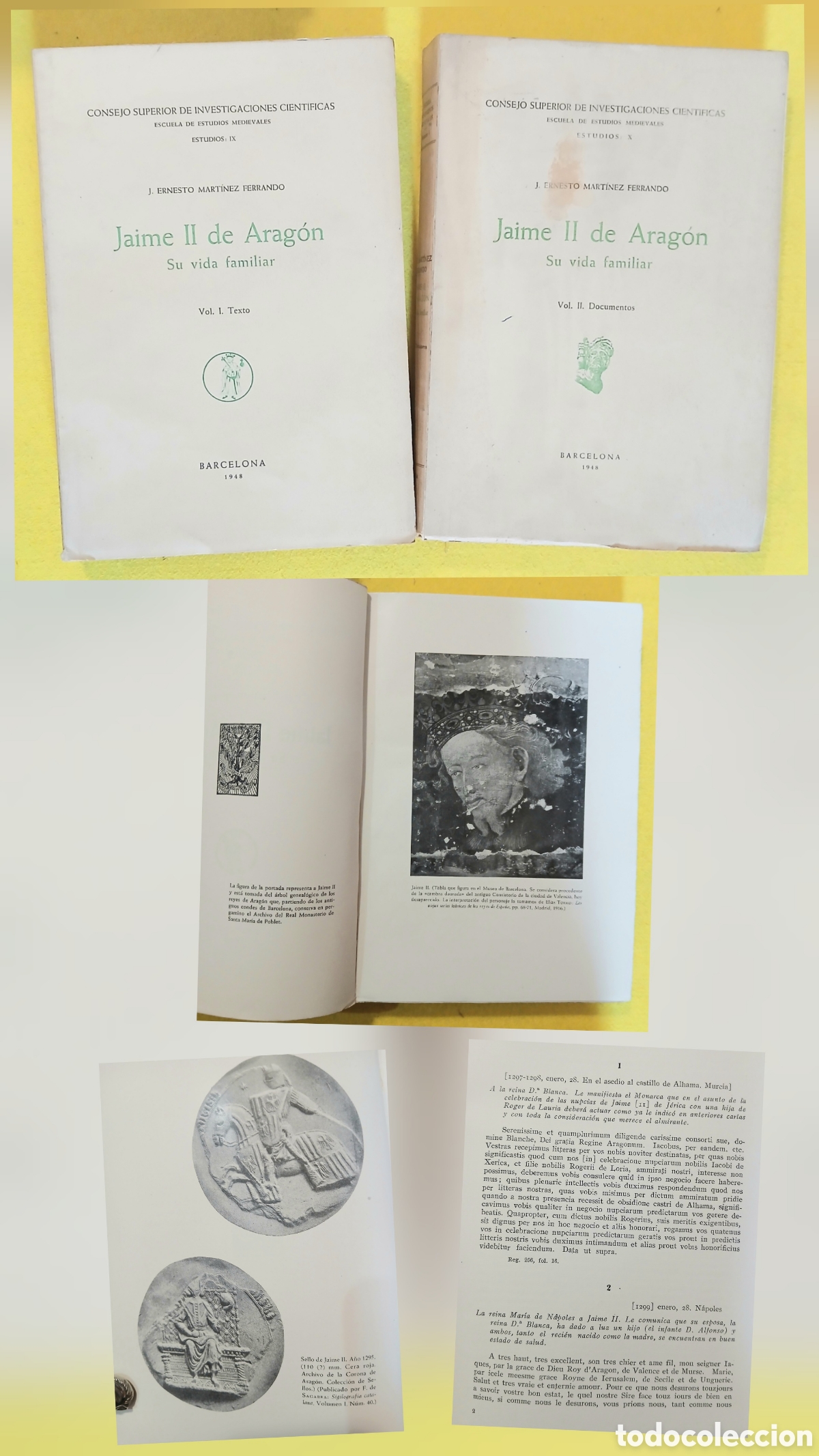 Libros de segunda mano: Jaime II de Arag&oacute;n, su vida familiar - Foto 1