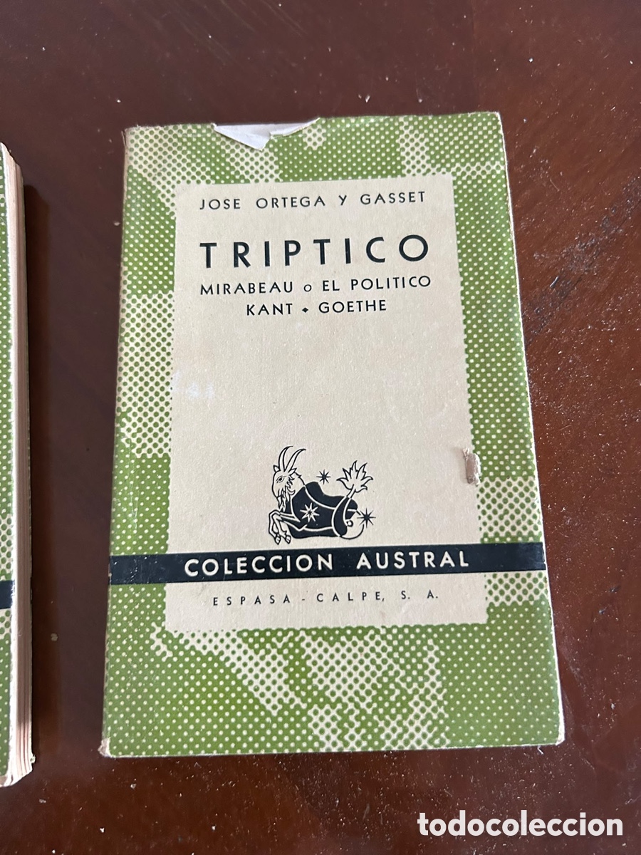 Libros de segunda mano: COLECCI&Oacute;N AUSTRAL. TRIPTICO. JOSE ORTEGA Y GASSET