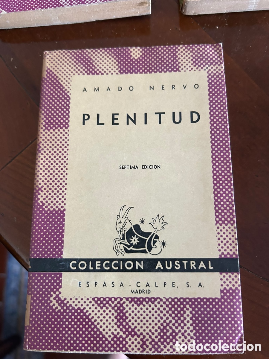 Libros de segunda mano: COLECCI&Oacute;N AUSTRAL. PLENITUD.