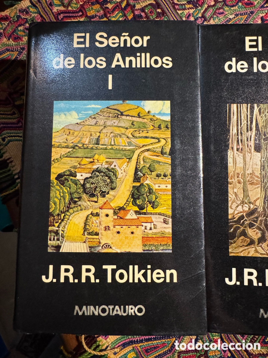 Libros de segunda mano: El se&ntilde;or de los anillos Tolkien 2 tomos Minotauro - Foto 2