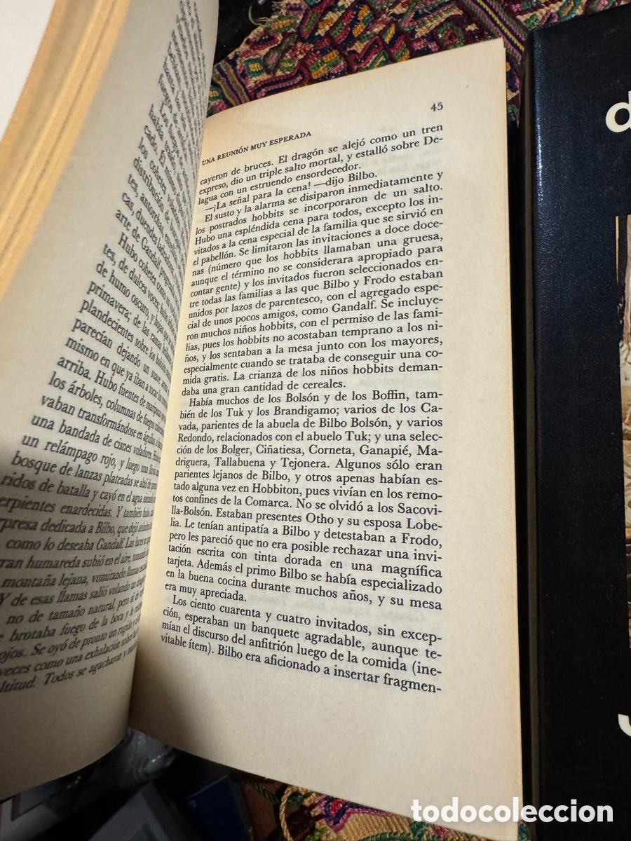 Libros de segunda mano: El se&ntilde;or de los anillos Tolkien 2 tomos Minotauro - Foto 4