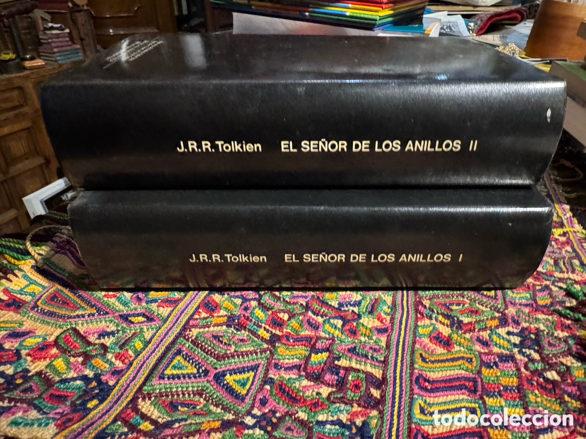 Libros de segunda mano: El se&ntilde;or de los anillos Tolkien 2 tomos Minotauro - Foto 8