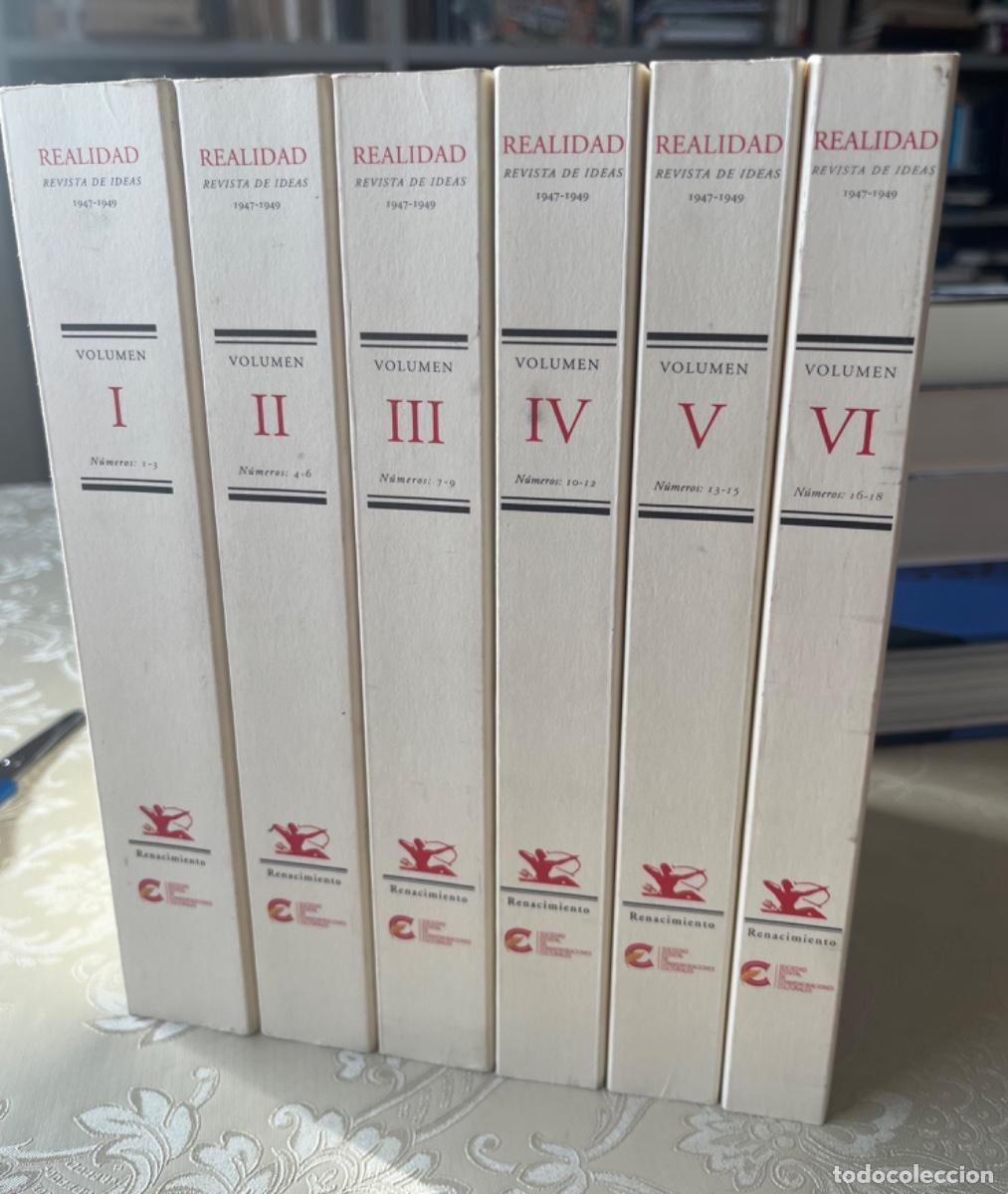 Libros de segunda mano: Realidad. Revista de ideas (Edici&oacute;n facs&iacute;mil. 6 vols.)