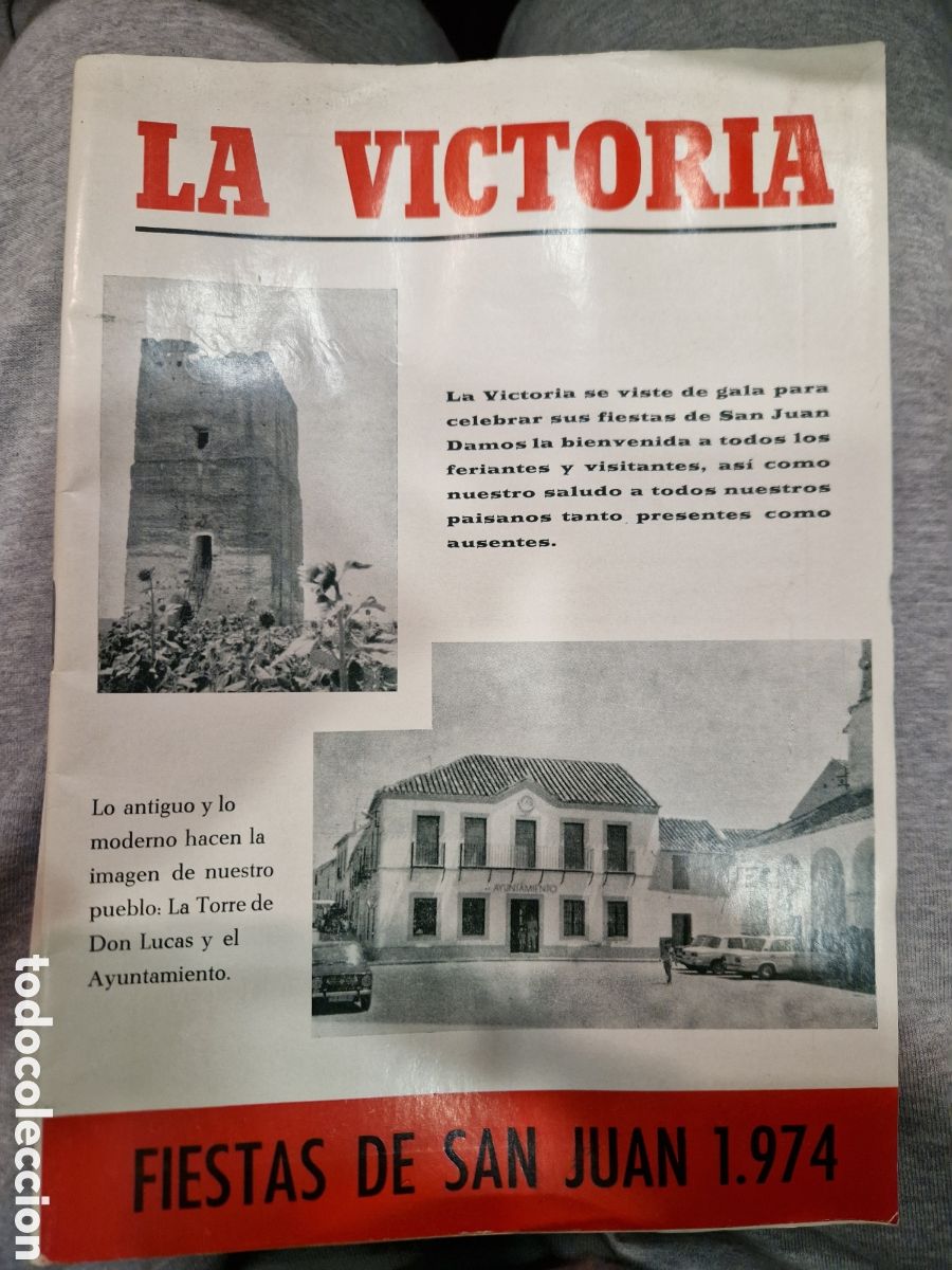 Libros de segunda mano: La VICTORIA. Fiestas de San Juan 1974.