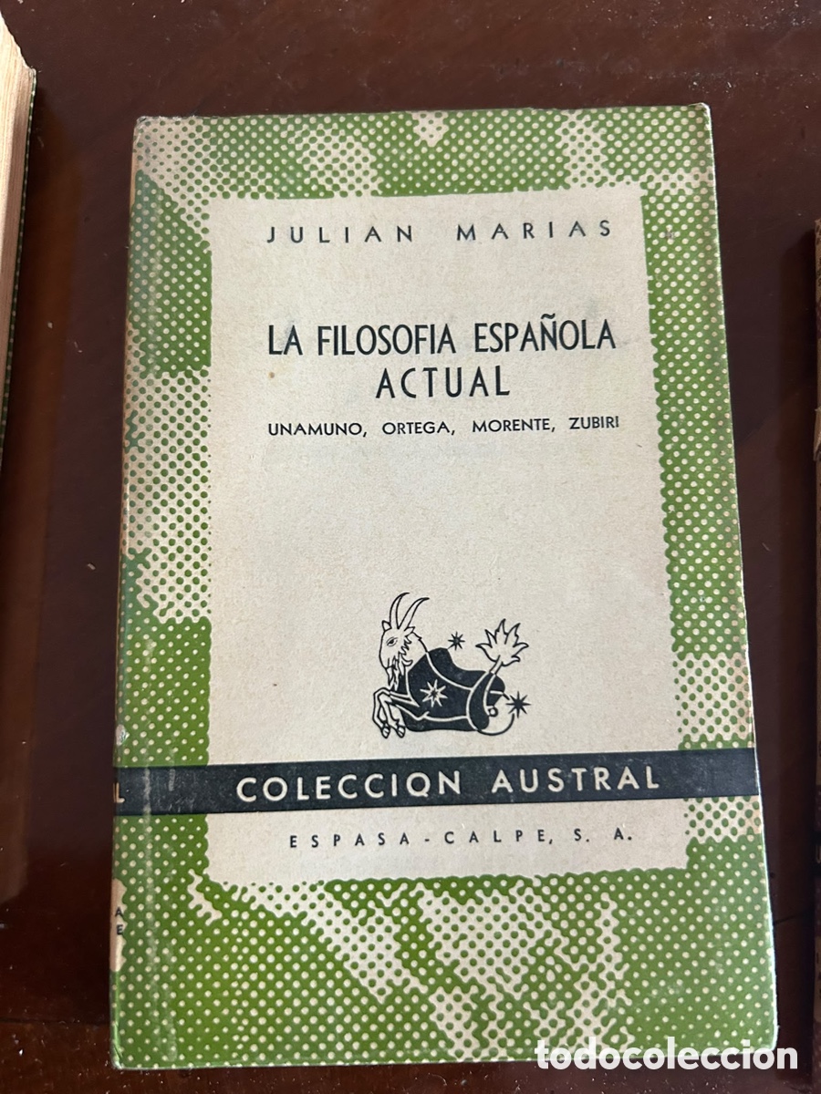 Libros de segunda mano: COLECCI&Oacute;N AUSTRAL. LA FILOSOFIA ESPA&Ntilde;OLA ACTUAL - Foto 1