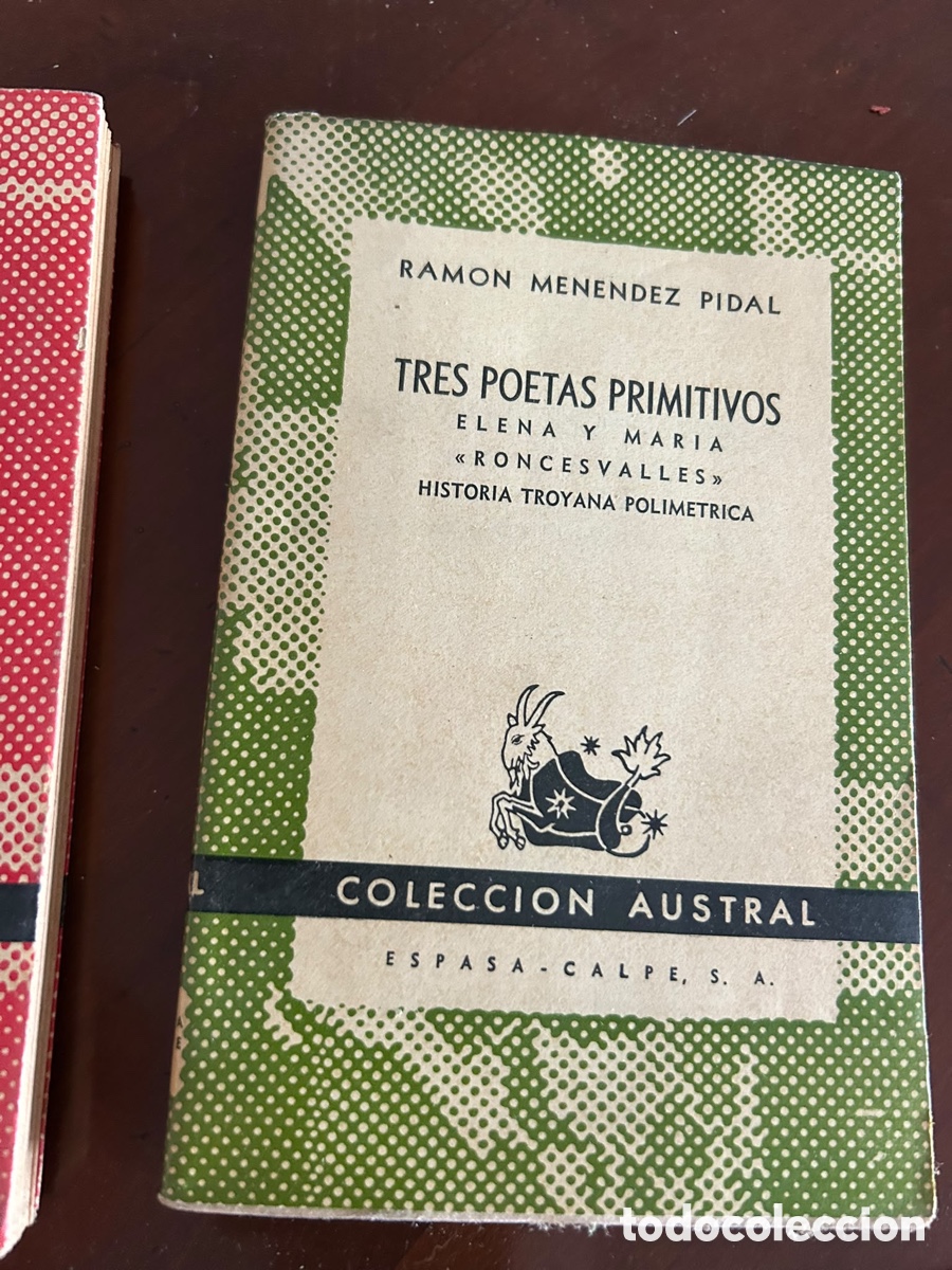 Libros de segunda mano: COLECCI&Oacute;N AUSTRAL. TRES POETAS PRIMITIVOS