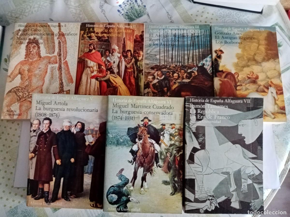 Libros de segunda mano: HISTORIA DE ESPA&Ntilde;A ALFAGUARA ( 7 VOL.) ( ALIANZA )