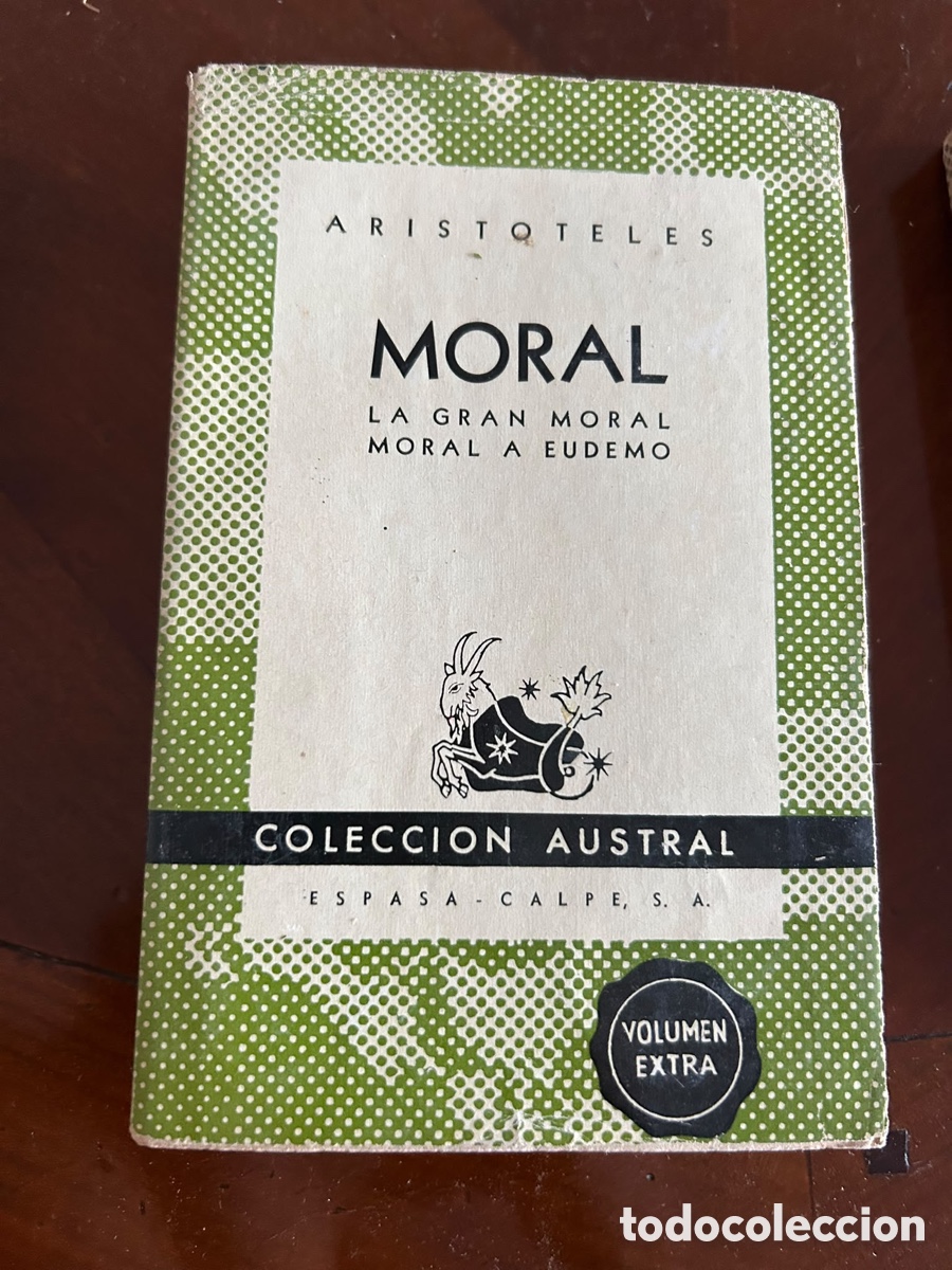 Libros de segunda mano: COLECCI&Oacute;N AUSTRAL. MORAL. ARISTOTELES