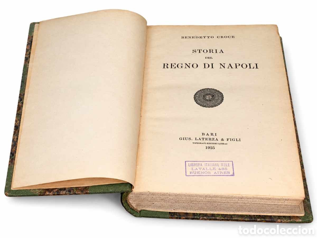 Libros de segunda mano: BENEDETTO CROCE &ndash; STORIA DEL REGNO DI NAPOLI &ndash; LML