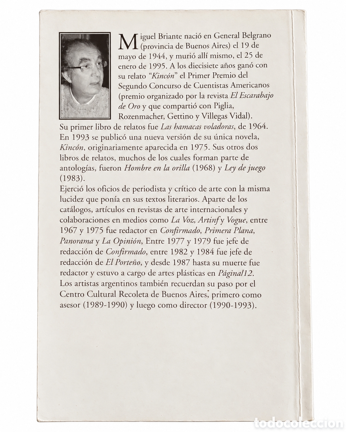Libros de segunda mano: MIGUEL BRIANTE &ndash; KINC&Oacute;N &ndash; EDICIONES DE LA FLOR &ndash; LML - Foto 2