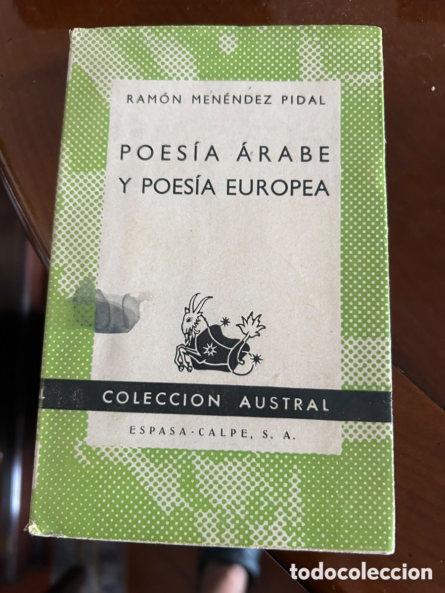 Libros de segunda mano: COLECCI&Oacute;N AUSTRAL. POESIA ARABE Y POESIA EUROPEA