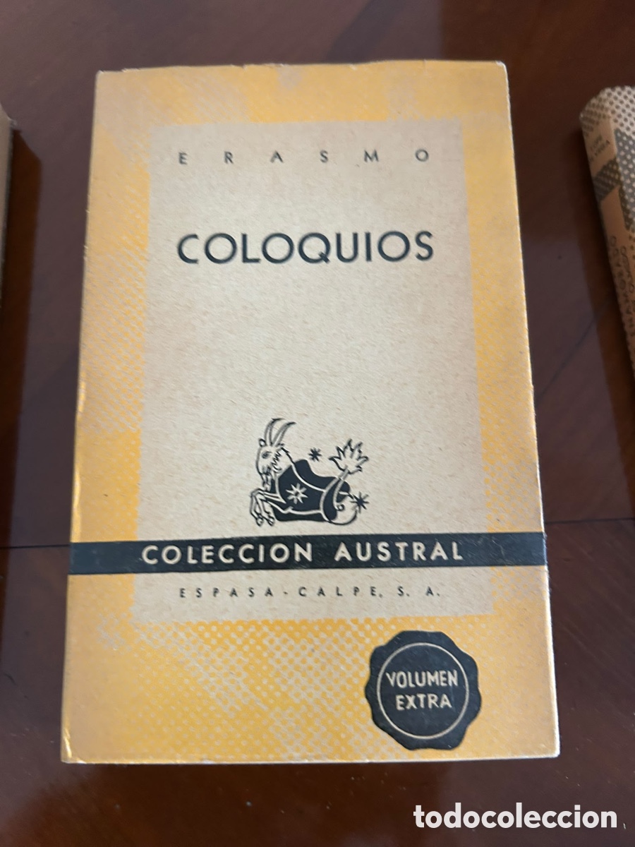 Libros de segunda mano: COLECCI&Oacute;N AUSTRAL. COLOQUIOS. ERASMOS - Foto 1