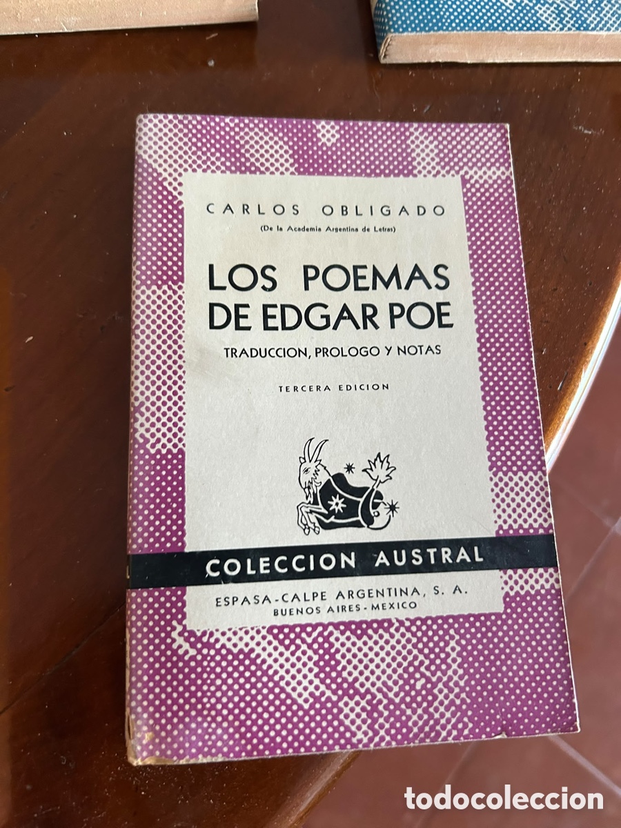 Libros de segunda mano: COLECCI&Oacute;N AUSTRAL. LOS POEMAS DE EDGAR POE - Foto 1