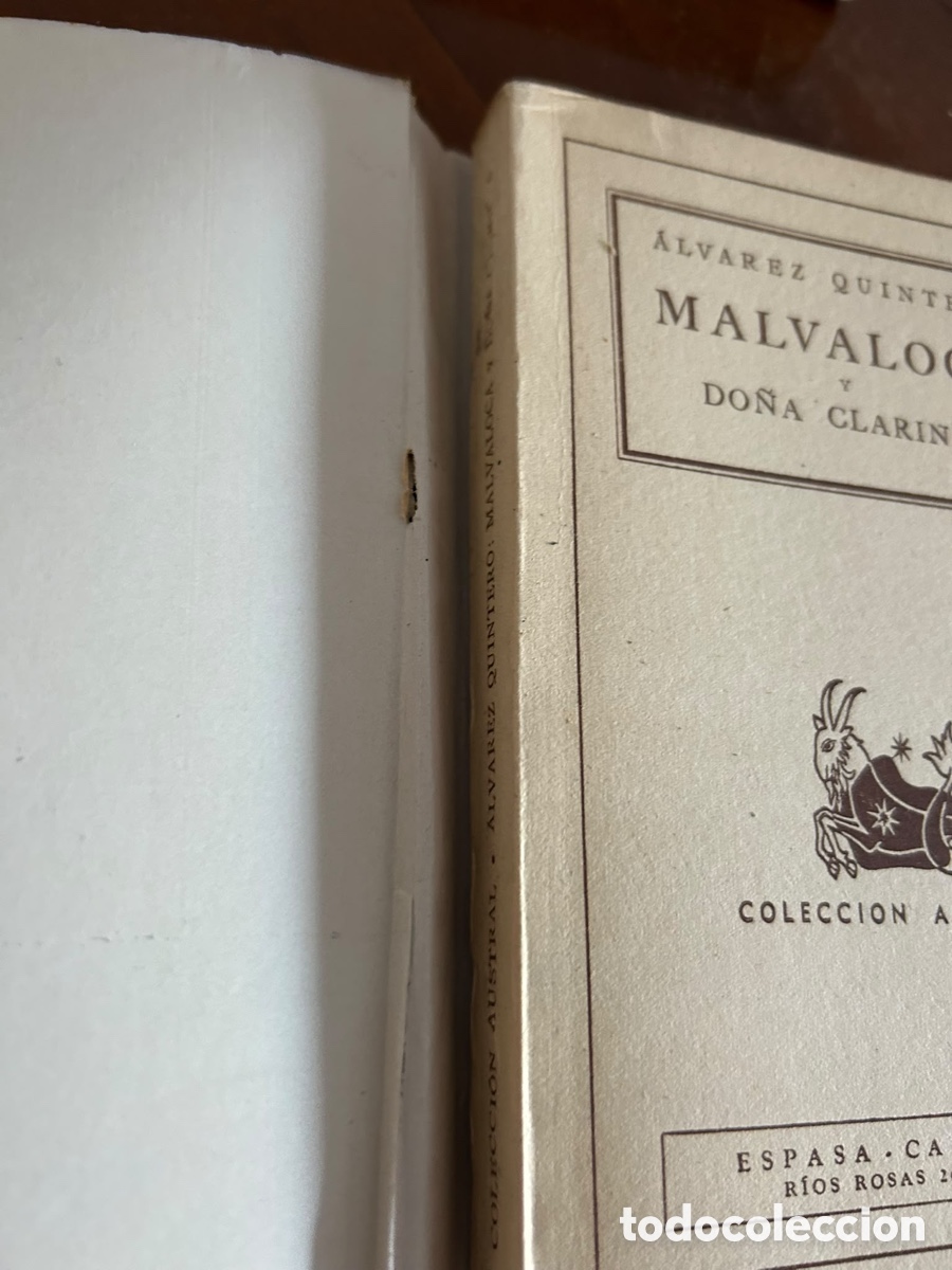 Libros de segunda mano: COLECCI&Oacute;N AUSTRAL. MALVALOCA Y DO&Ntilde;A CLARINES - Foto 2