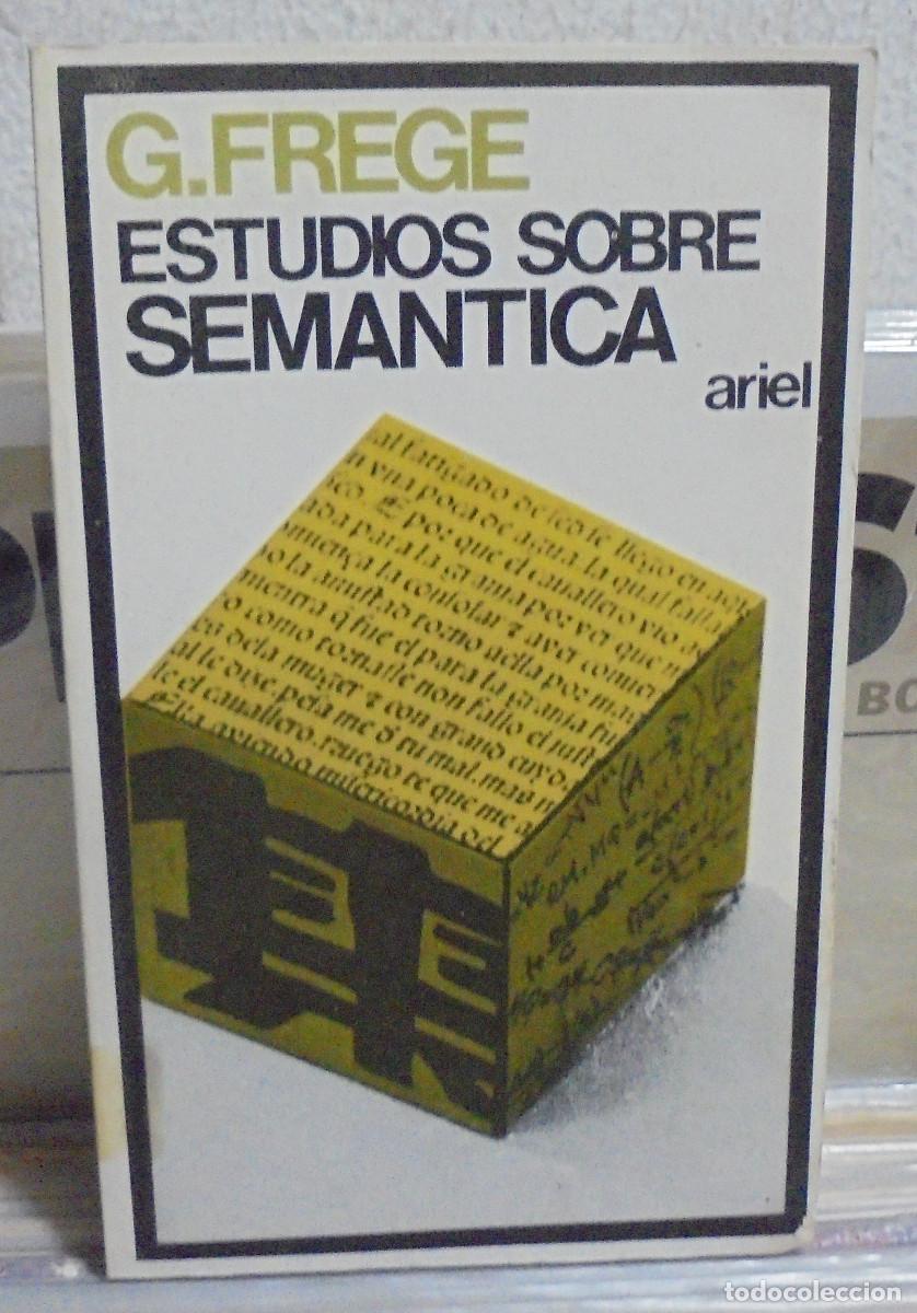 Libros de segunda mano: Estudios sobre semantica. G. Frege