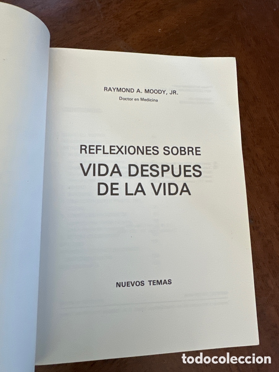Libros de segunda mano: REFLEXIONES SOBRE VIDA DESPUES DE LA VIDA. - MOODY, Raymond A. - Foto 2
