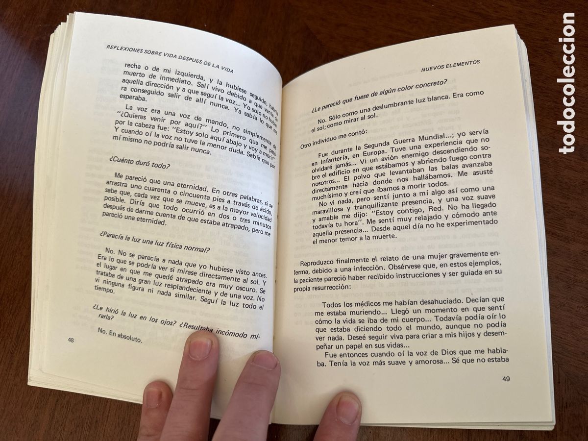 Libros de segunda mano: REFLEXIONES SOBRE VIDA DESPUES DE LA VIDA. - MOODY, Raymond A. - Foto 4