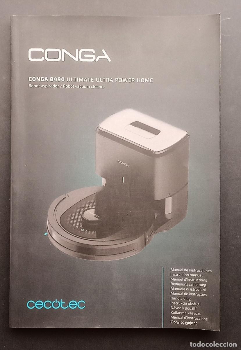 Libros de segunda mano: MANUAL DE INSTRUCCIONES DE CONGA 8490 ULTIMATE DE CECOTEC