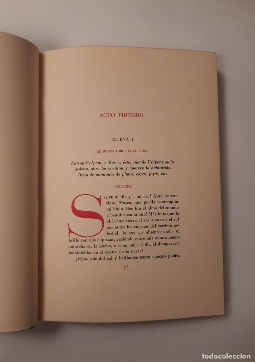 Libros de segunda mano: VOLPONE O EL ZORRO - JONSON, BEN - Foto 6
