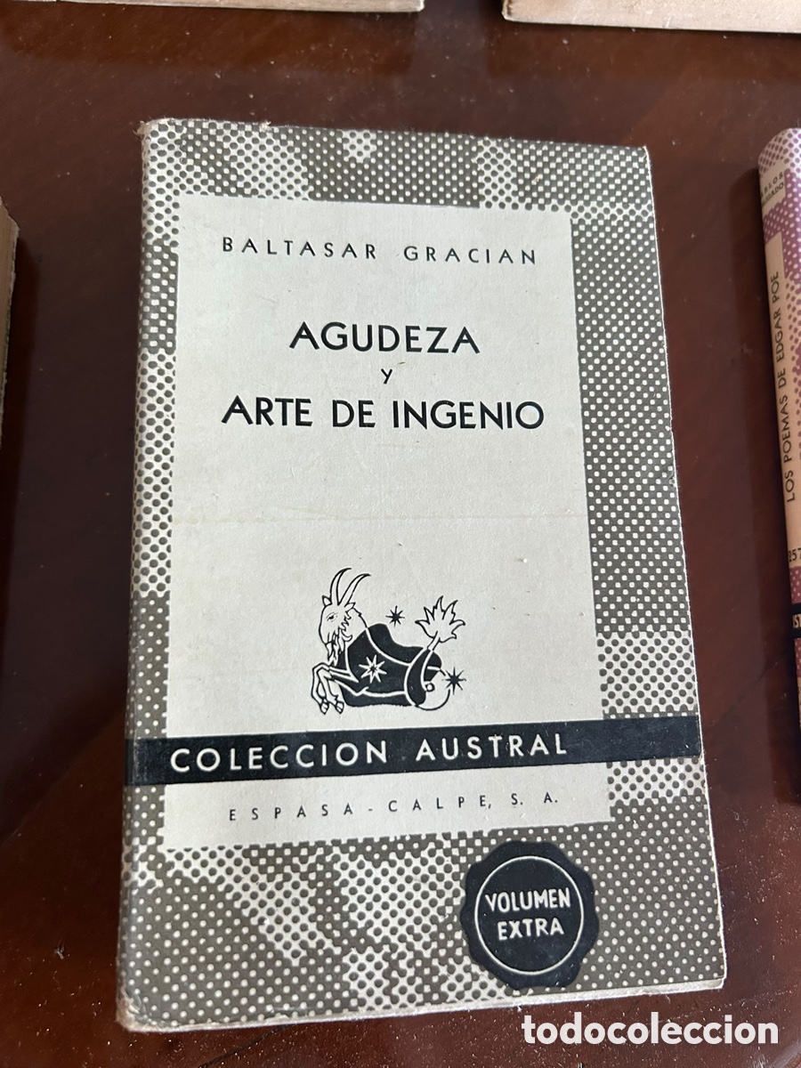 Libros de segunda mano: COLECCI&Oacute;N AUSTRAL. AGUDEZA Y ARTE DE INGENIO