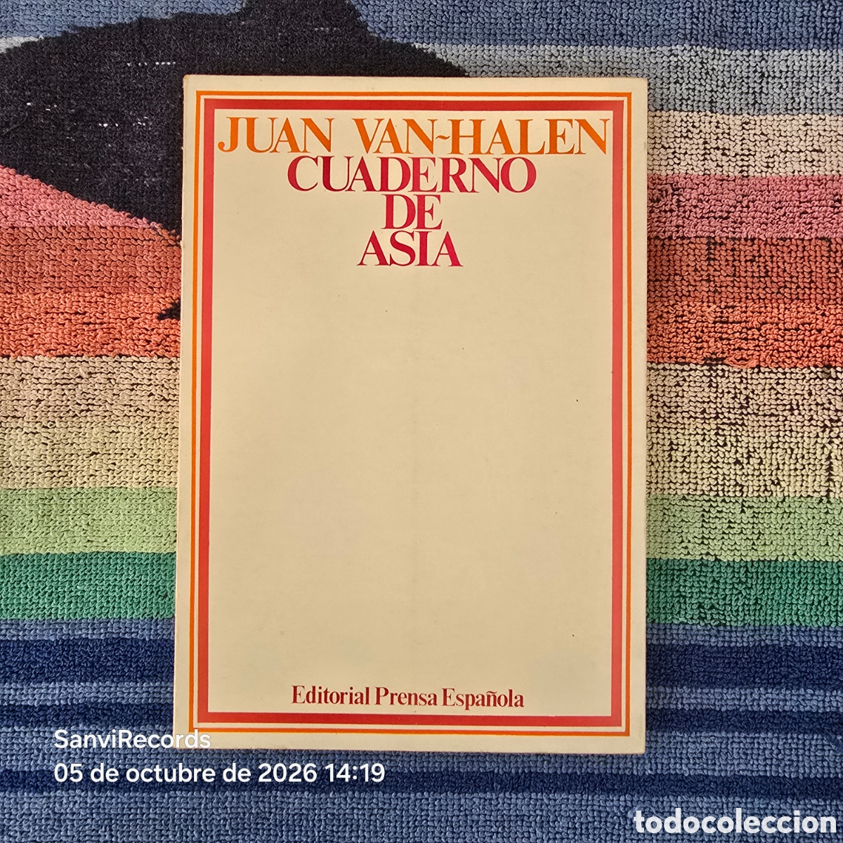 Libros de segunda mano: CUADERNO DE ASIA (JUAN VAN-HALEN) (PRENSA ESPA&Ntilde;OLA)