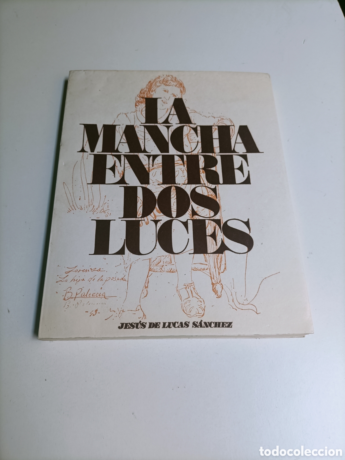 Libros de segunda mano: La mancha entre dos luces. Con dibujos de Benjam&iacute;n Palencia. texto Jes&uacute;s de Lucas